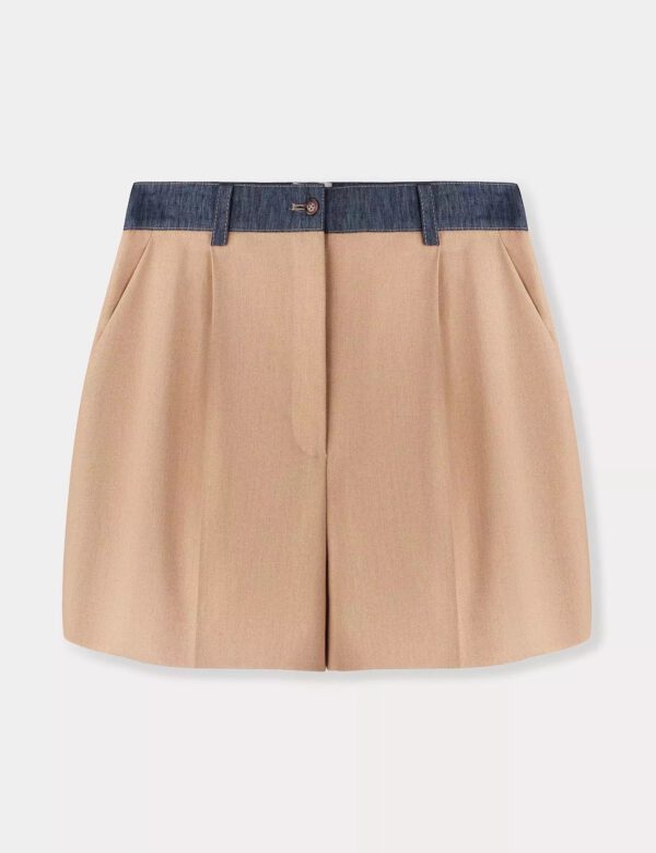 Beige Shorts